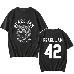 Pearl Jam T-Shirts  Dark Matter World Tour Fan Gifts Classic Tees Female Male Crew Neck Cotton TShirts Oversized Tops Clothing