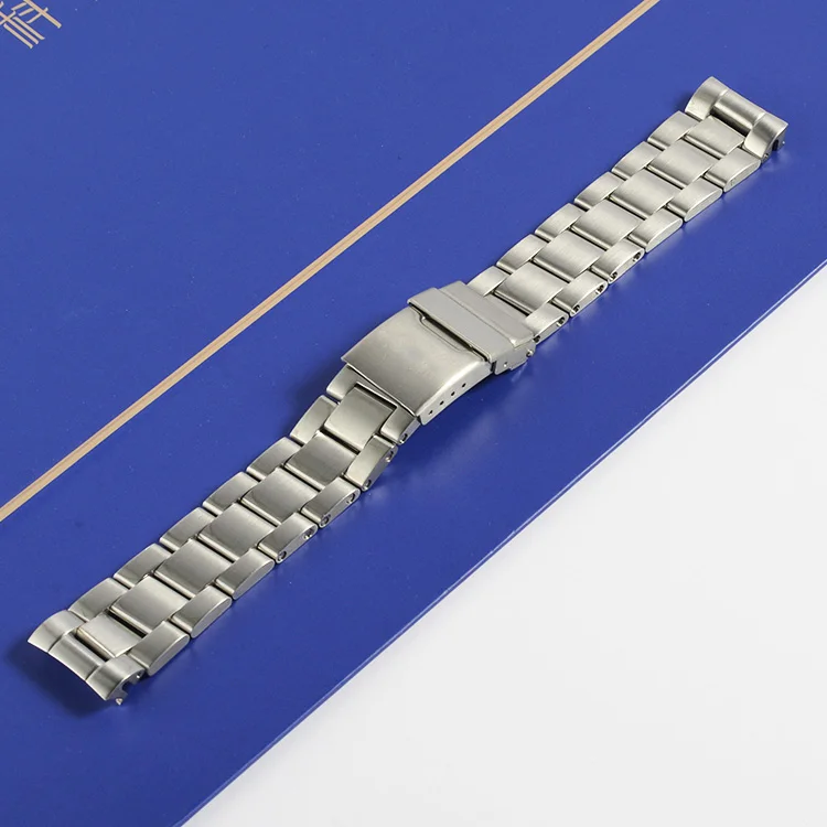For Breitling Colt 173A 22mm Brushed Polished Stainless Steel Watch Bracelet