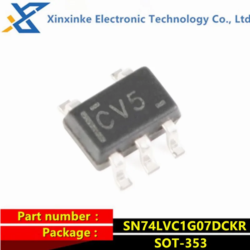 

20PCS SN74LVC1G07DCKR SC70-5 Marking: CV5 Buffers & Line Drivers Single w/ OD Logic ICs Brand New Original