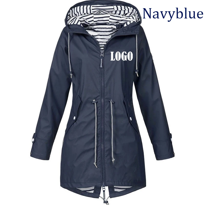 Customized Women Outdoor Jacket Running Coat Jackets Climbing Hooded Sleeve Hooded Windbreaker Jacket