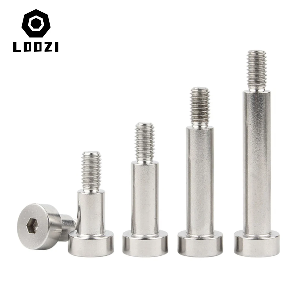 304 A2 Edelstahl Sechskant Innensechskant Kopf Rollenlager Schulterschraube Bolzenmaterial Schraube M2 M2,5 M3 M4 M5 M6 M8 M10 M12 – Detail 6