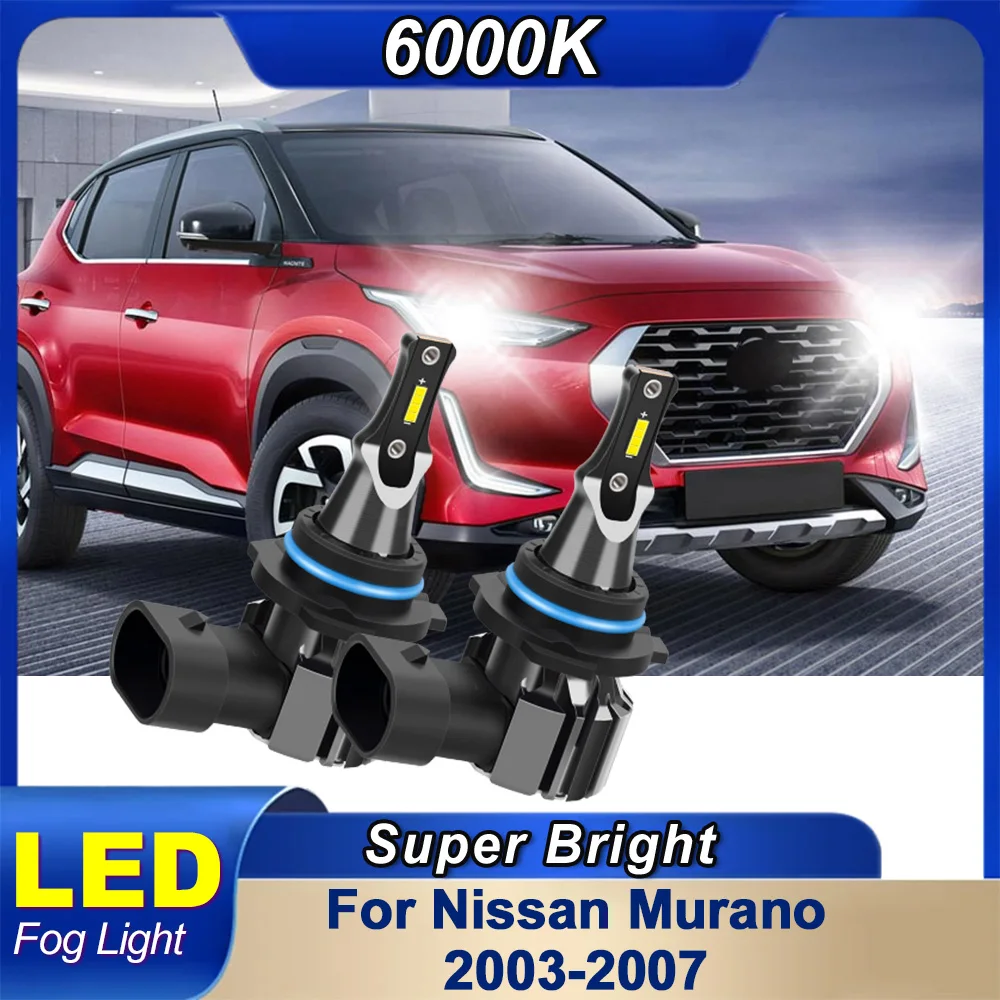 

30000LM Plug And Play 6000K White HB4 9006 LED Fog Lamps Auto Front Fog Lights For Nissan Murano 2003 2004 2005 2006 2007