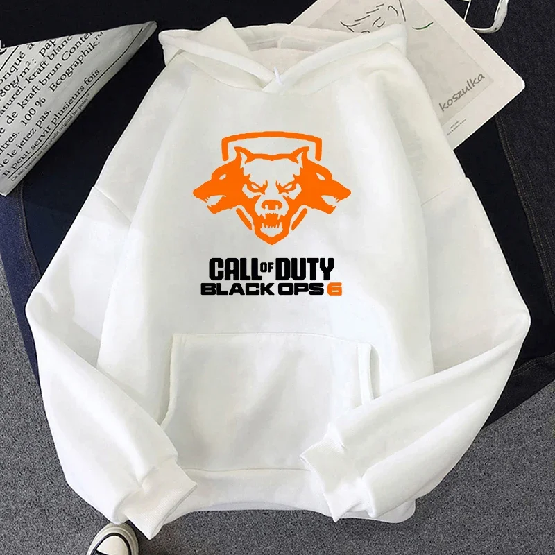 Game Call of Duty Black Ops 6 Printed Hoodies Winter Casual Long Sleeve Women Streetwear Sweatshirts Fashion Men Pullovers Tops