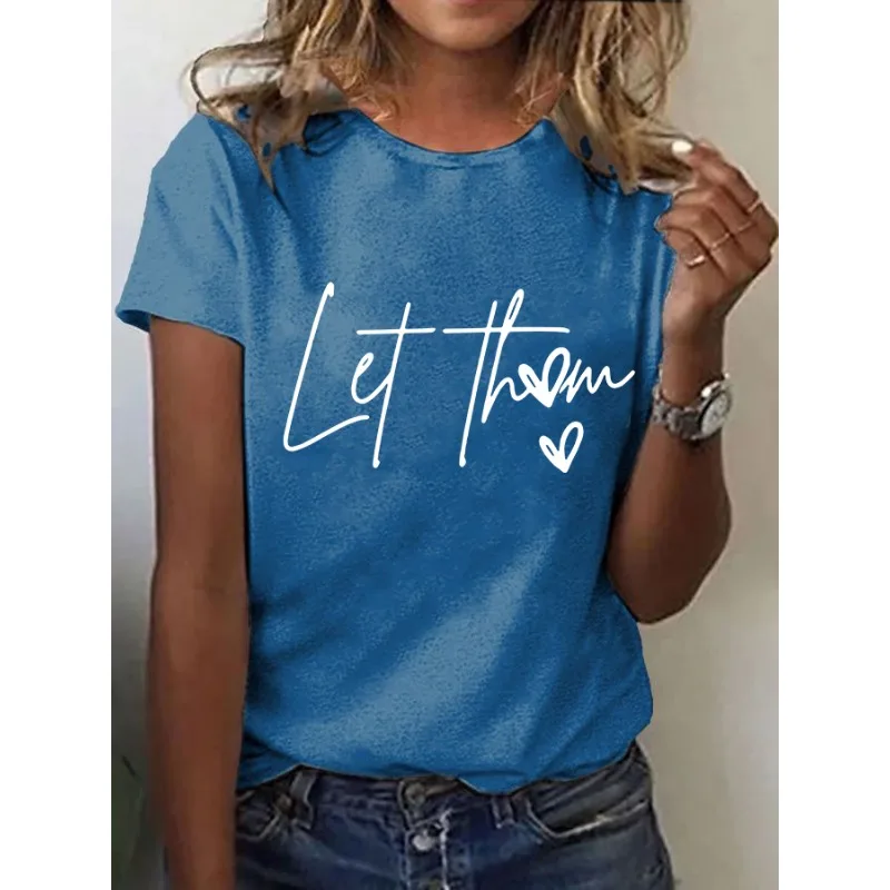 ilstile Women's Mental Health Print T-Shirts Short Sleeve  O Neck Female clothing Summer Black  Tops Casual Tees New Arrival
