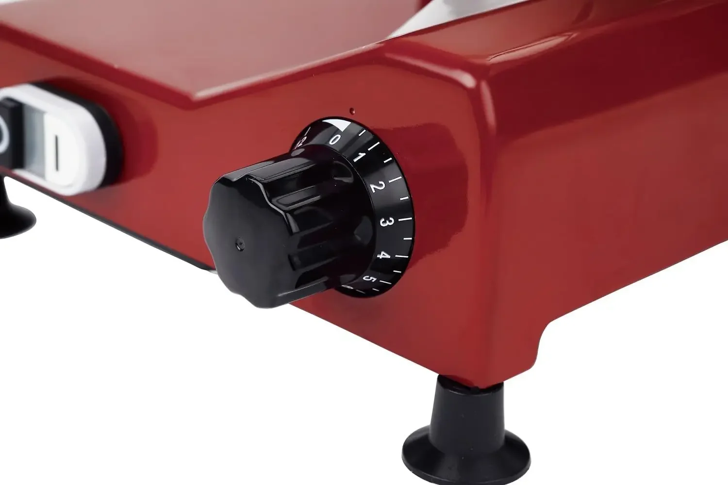 Chromium-plated Steel Blade Electric Deli Meat Cheese Food Slicer with Serving Plate Commercial and for Home use 240W BESWOOD250