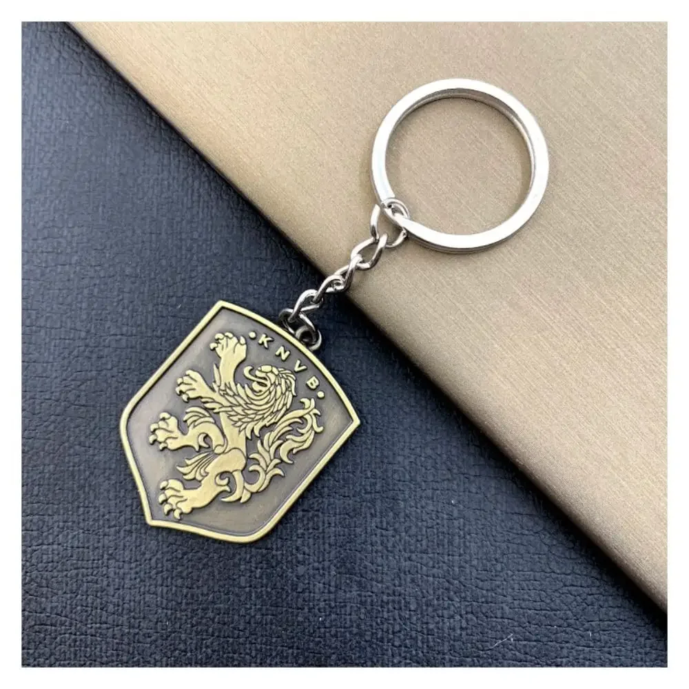 2024 new Pendant Football Keyring Hat Metal Football Team Soccer Key Chain Real Madrid Chelsea Gift