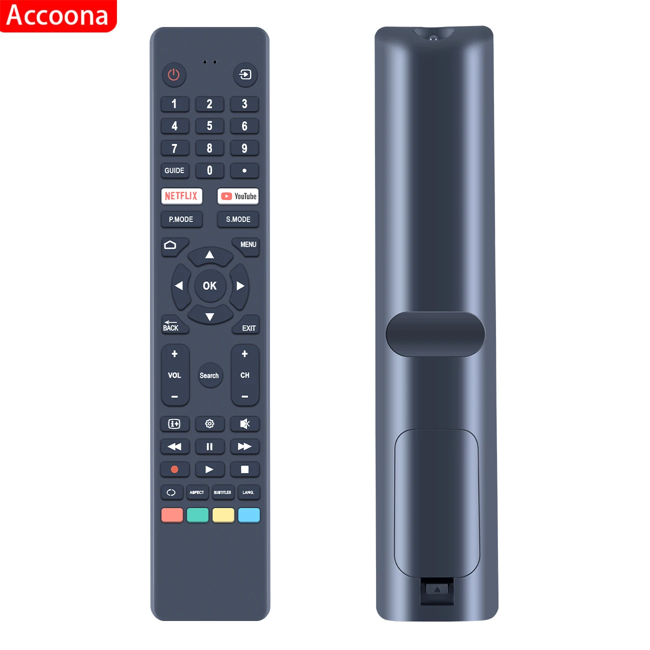 التحكم عن بعد ل VEON الذكية 4K UHD LED HDTV أندرويد RC-NZ التلفزيون دون صوت
