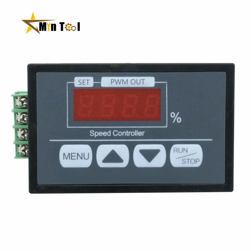 DC 6-60V 30A Motor Speed Controller Switch Slow Start Soft Stop PWM Controller Power Supply Accessories