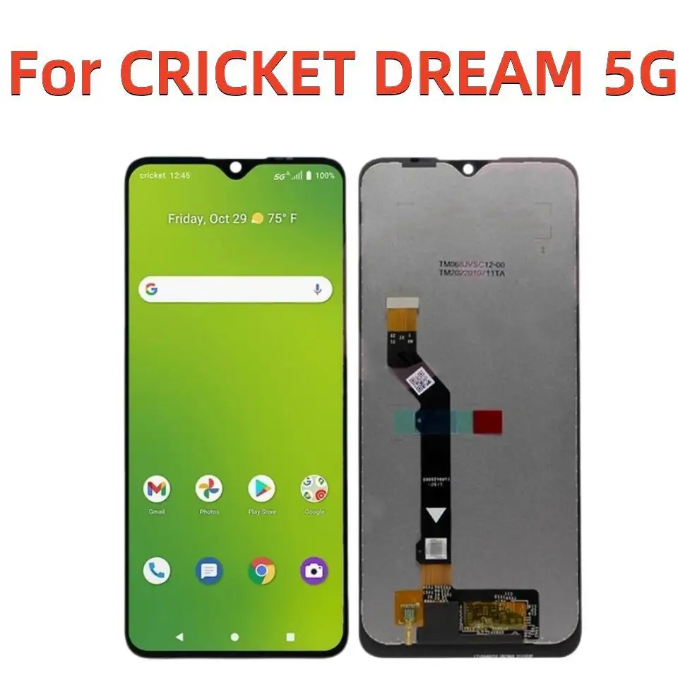 6.82 inch Original For CRICKET DREAM 5G LCD Display EC211001 Touch Screen Digitizer Assembly For CRICKET DREAM 5G Display