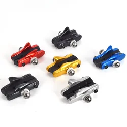 1pair Bike Brake Pads Aluminum Ultra Light Brake Shoes Road Bicycle Caliper Brake Rubber Block for Carbon Wheels Low Wear