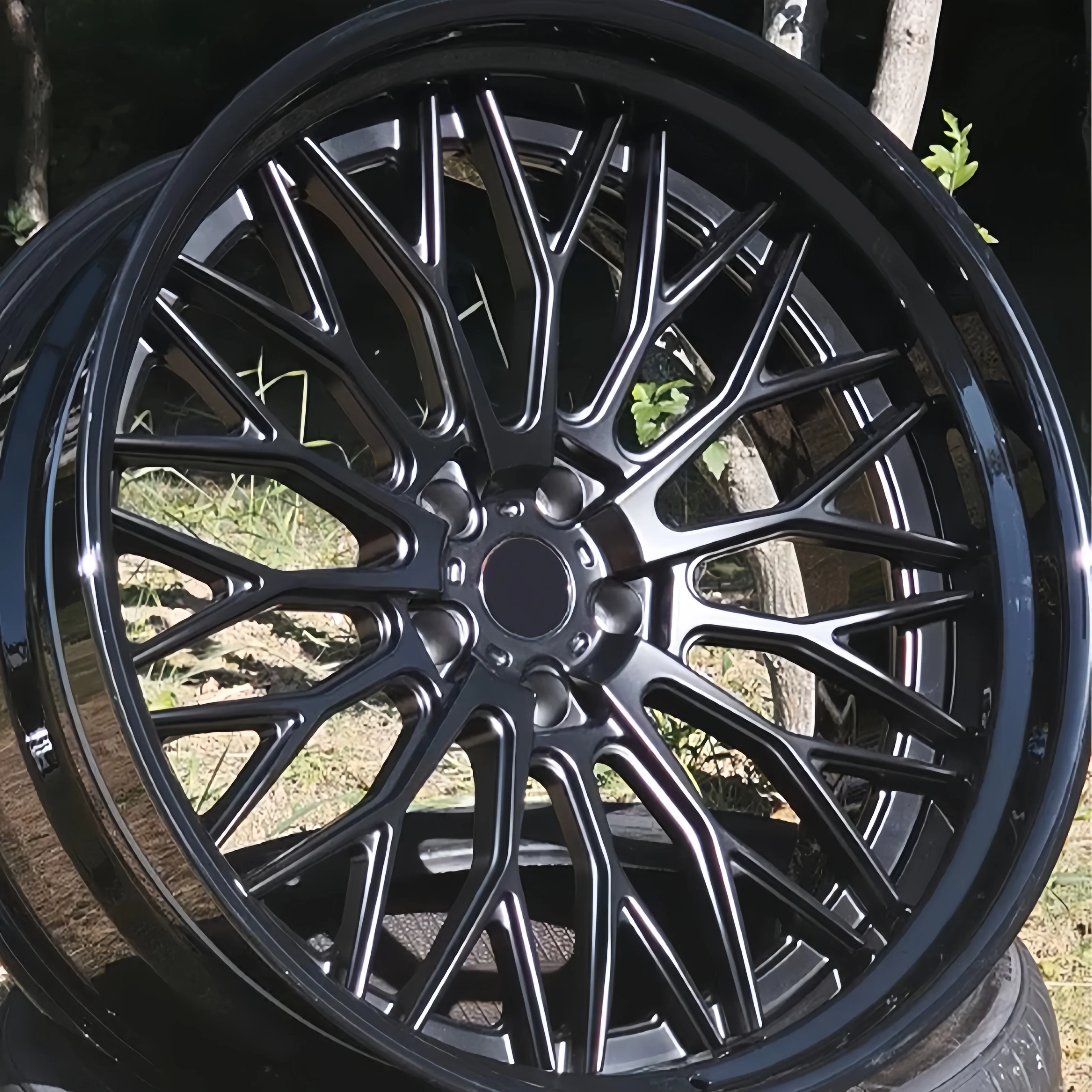 LZT-1189 Custom 2 Piece Forged Wheels 5x120 5x112 Step Lip Concave Rims 18 19 20 21-inch for 320i 325i 330i 335i 340i M3 M340i