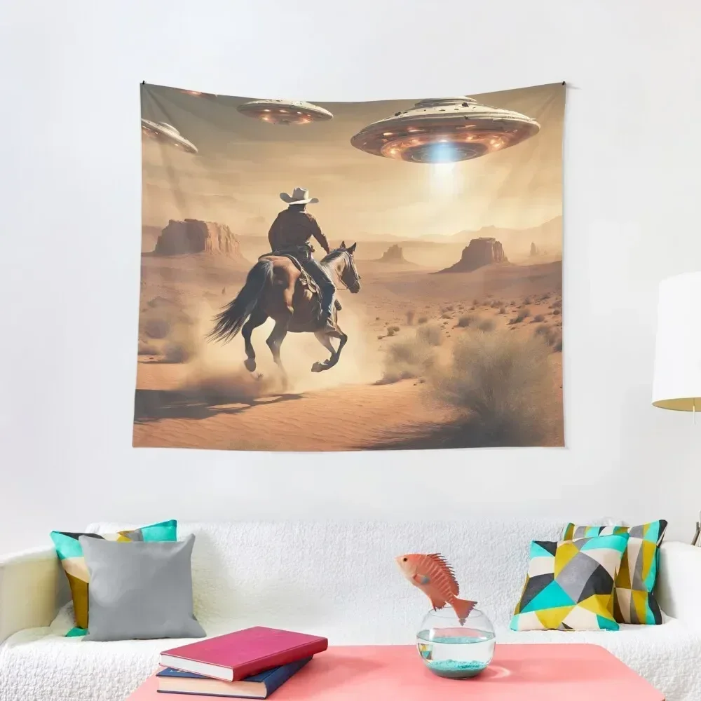 

Space Cowboy Tapestry Decor For Bedroom Wall Carpet Tapestry