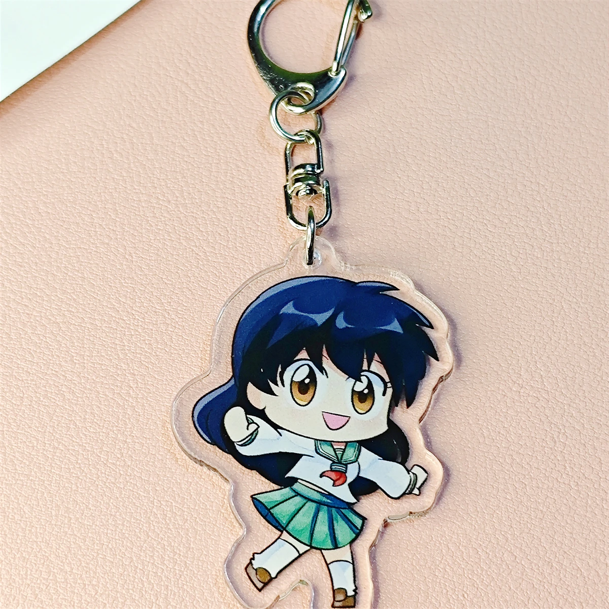 Anime Acrylic Keychain- Inuyasha y2k Cartoon Character Pendant, Suitable for Bags and Keys,cosplay gifts Perfect Gift for Fans