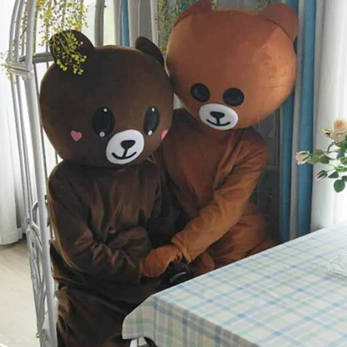

Adult Bear Doll Costume Teddy Bear Halloween Mascot Cosplay