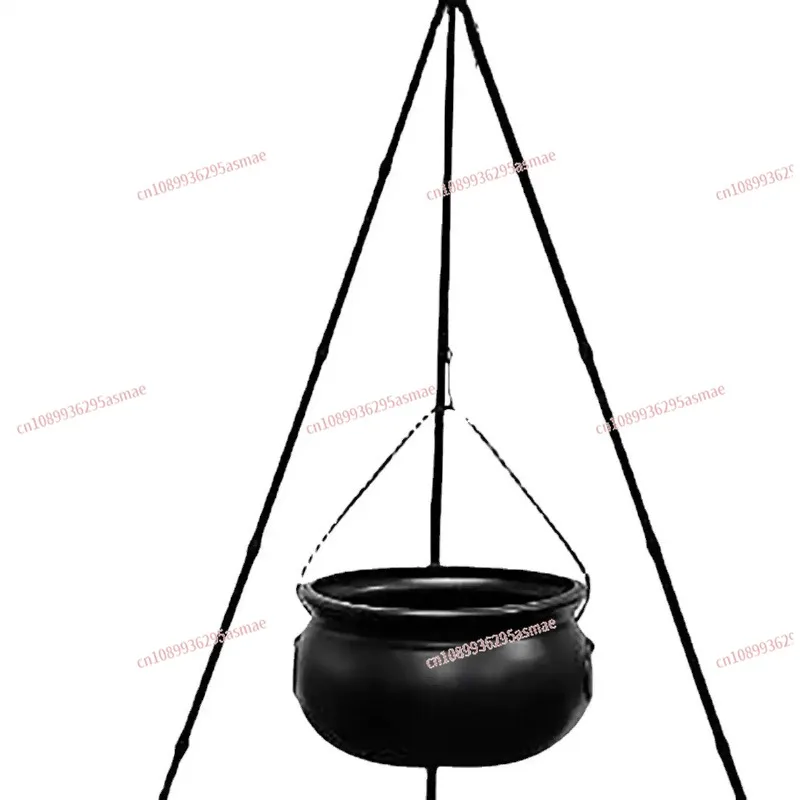 Halloween Tripod Witch Cauldron Candy Bucket