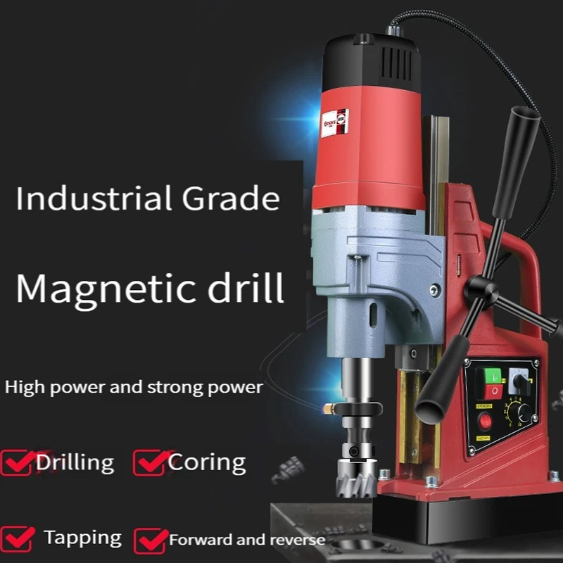 Electric Mag Bench Tapping Drilling Rig Machine for Engineerin Small Industrial Grade Magnetic Drilling Rig Magnetic Drill Press