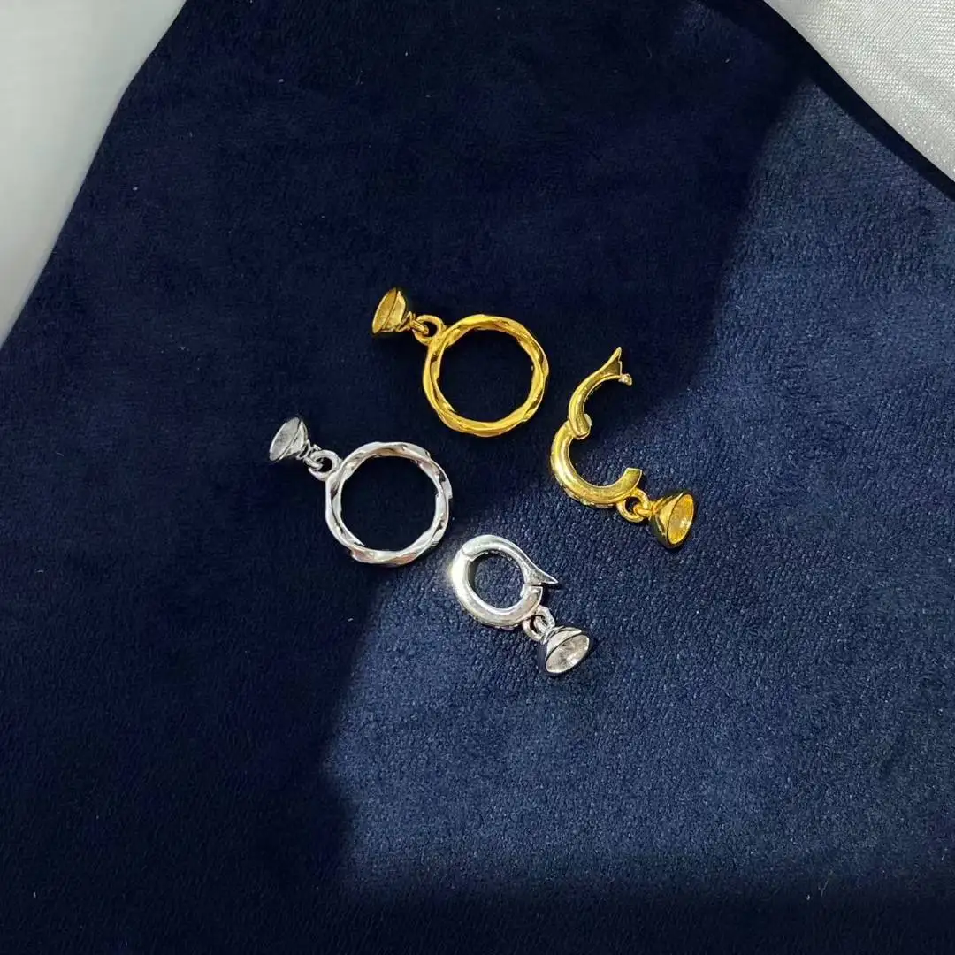 Wholesale DIY 925 Sterling Silver Necklace Bracelet Clasp Hook Accessories for 5-10mm Pearls 5pcs/lot