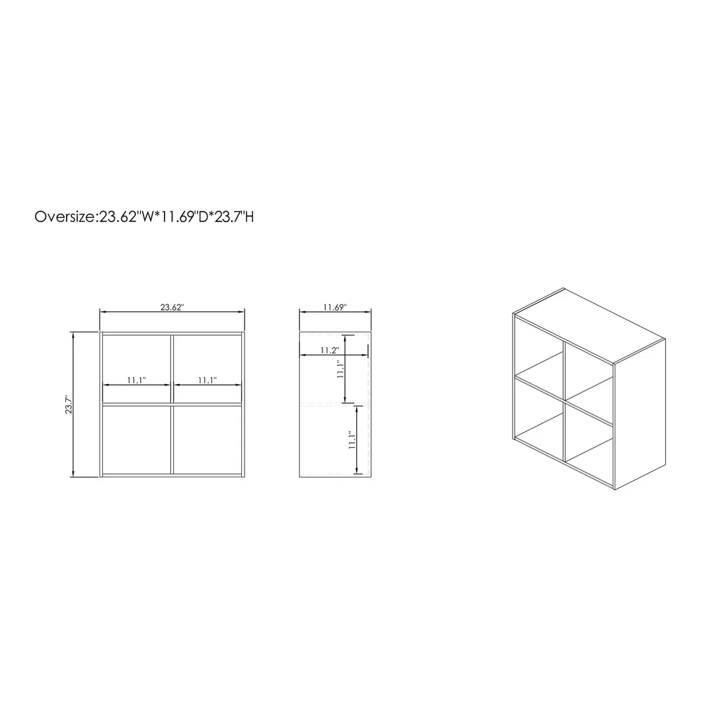أرفف تخزين مكعبة قابلة للتكديس، خزانة كتب للأطفال، منظم خشبي حديث مع أجهزة مضادة للطرف، غرفة نوم مثالية للمنزل والمكتب