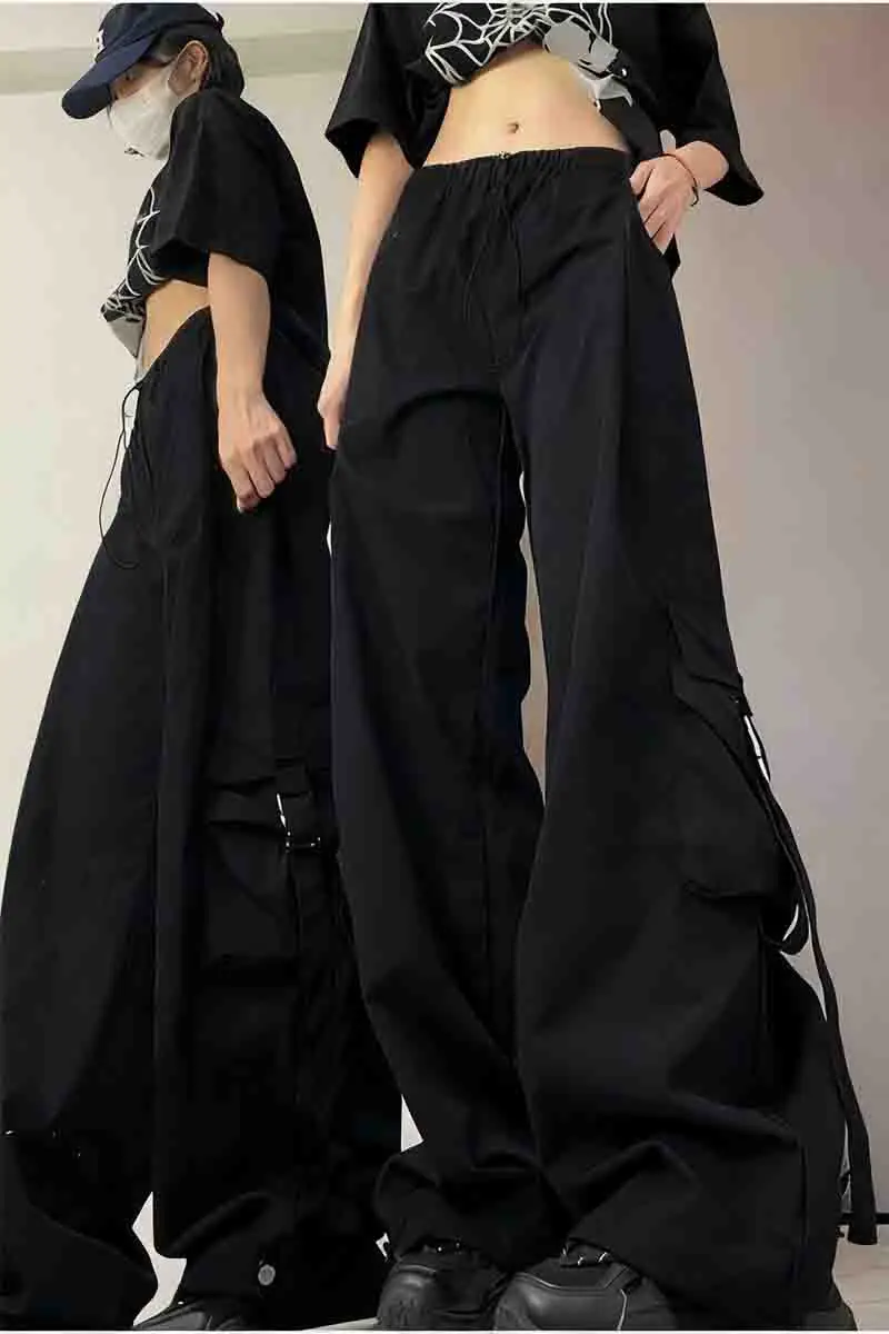 Pantaloni cargo da donna ad asciugatura rapida in tela quattro stagioni impiombati arrampicata funzionale alpinismo poliestere ad asciugatura rapida traspirante Y2K