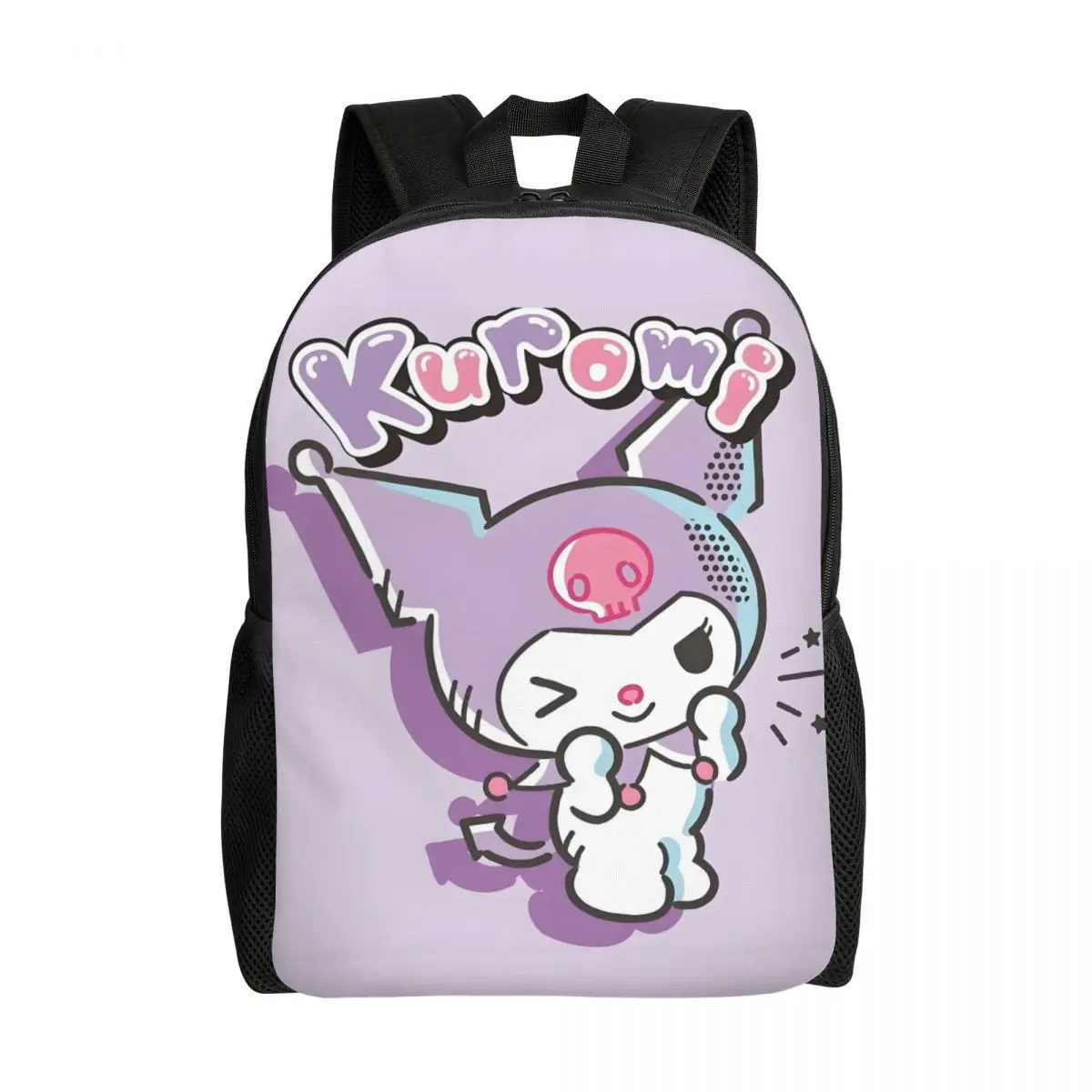 

Kuromi Bunny Cute Backpack Men Women Casual Bookbag for School College Kawaii Bonito Bags