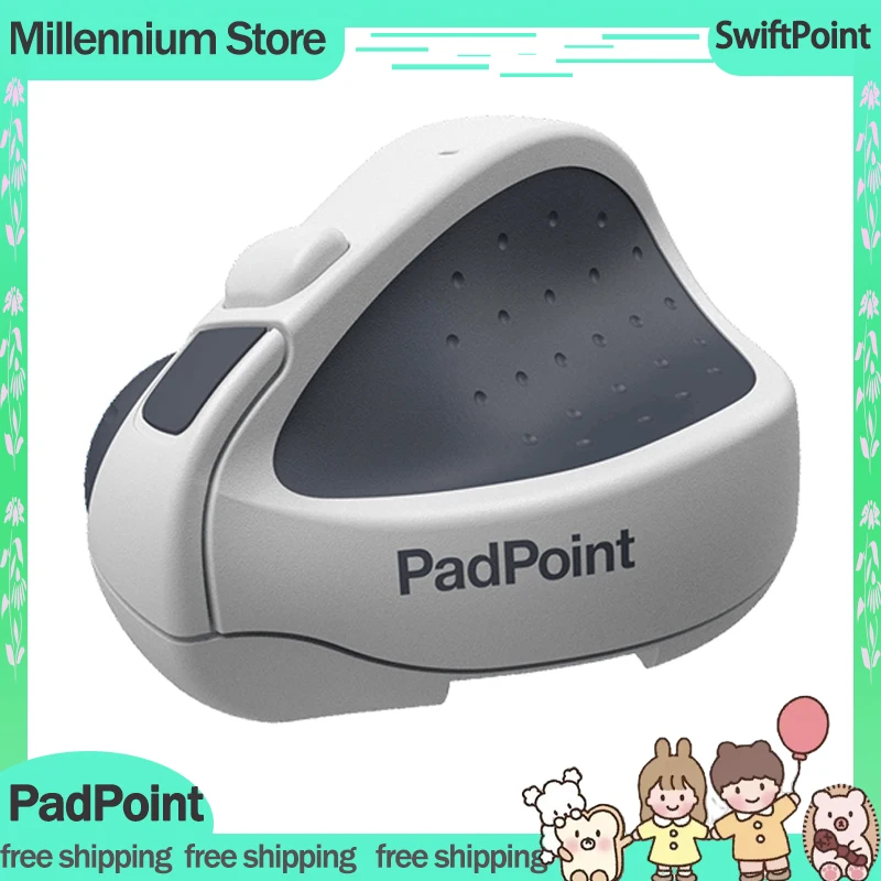 

SwiftPoint Bluetooth Wireless Mini Touch Mouse PadPoint Ergonomic Mouse Lightweight Portable Office Mouse For Win/Android/iOS