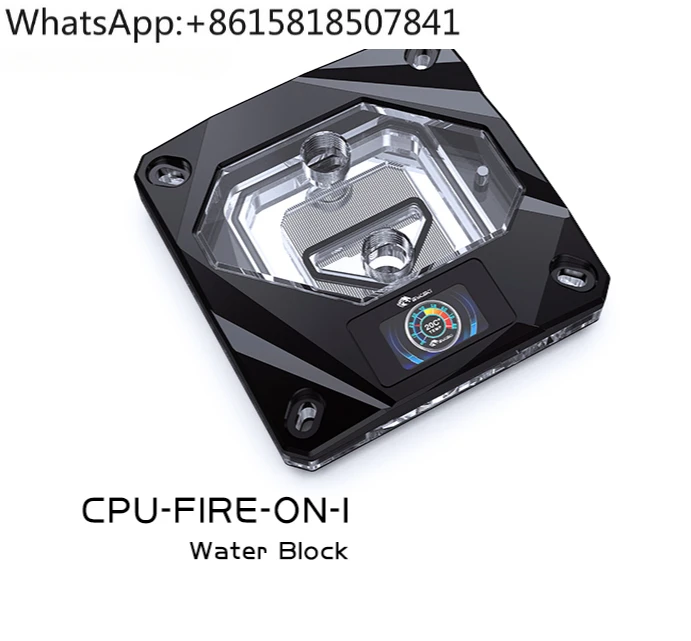 CPU-RAY-ON-M/CPU-FIRE-ON-I CPU Digital Display Water Cooling Head AMD Platform