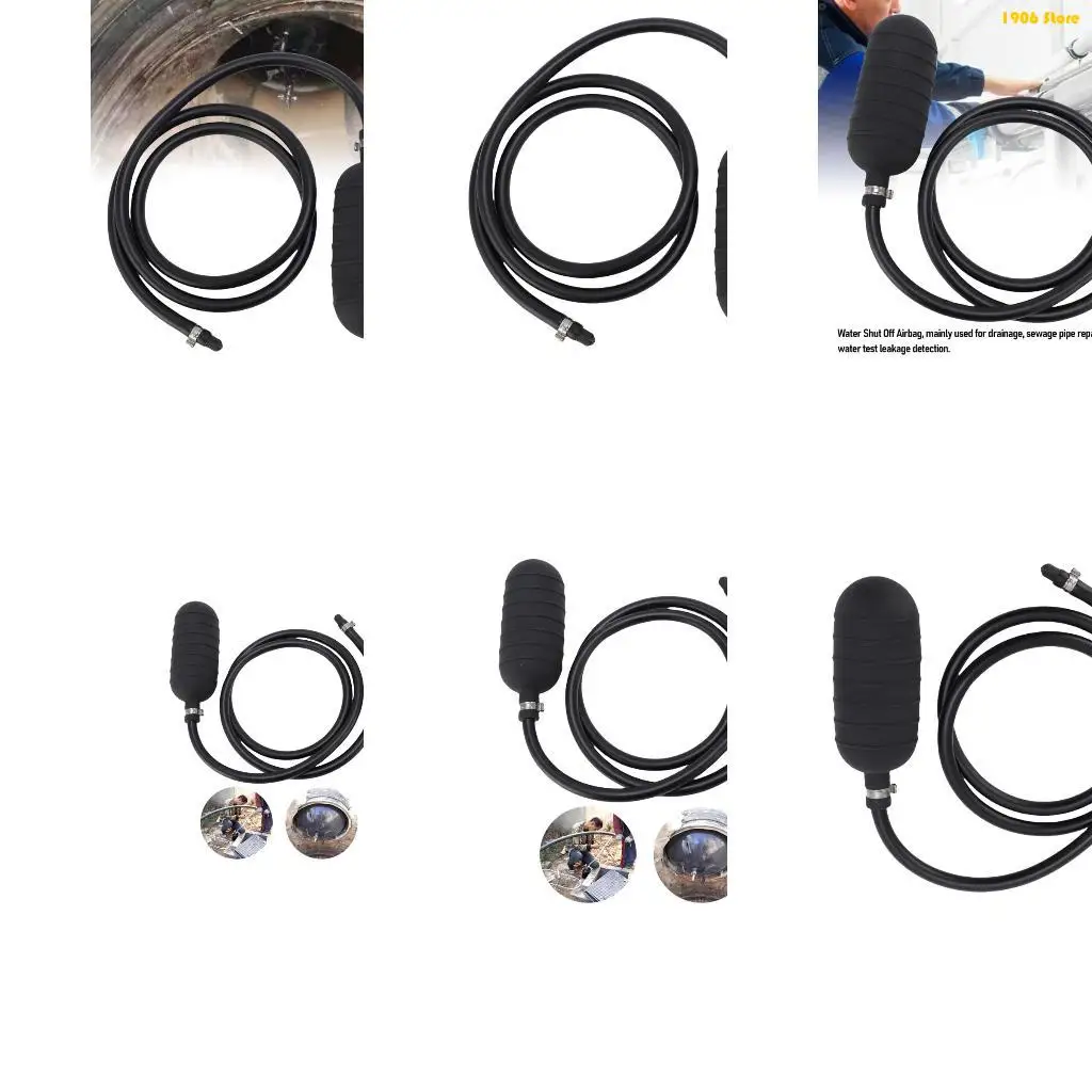 U1JB Air Inflated Sealing Bladder Inflatable Pipe Plug For Plumbing Leak Detection Pipeline Pressure Testing Applications