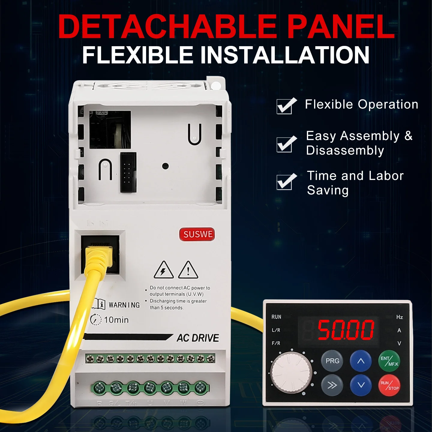 SUSWE VFD Inverter Variabel 48 - Spindle Motor ulasan dan harga