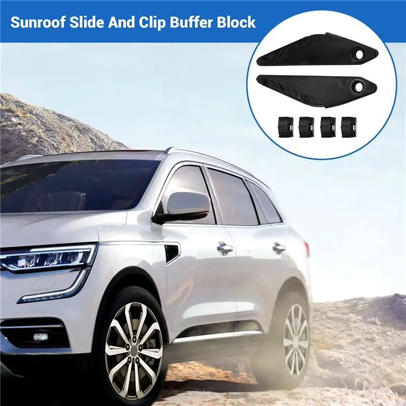 A20K-Sunroof Slide And Clip Buffer Block 918066133R 912128065L 912128065R For Renault Koleos Latitude Talisman XFD