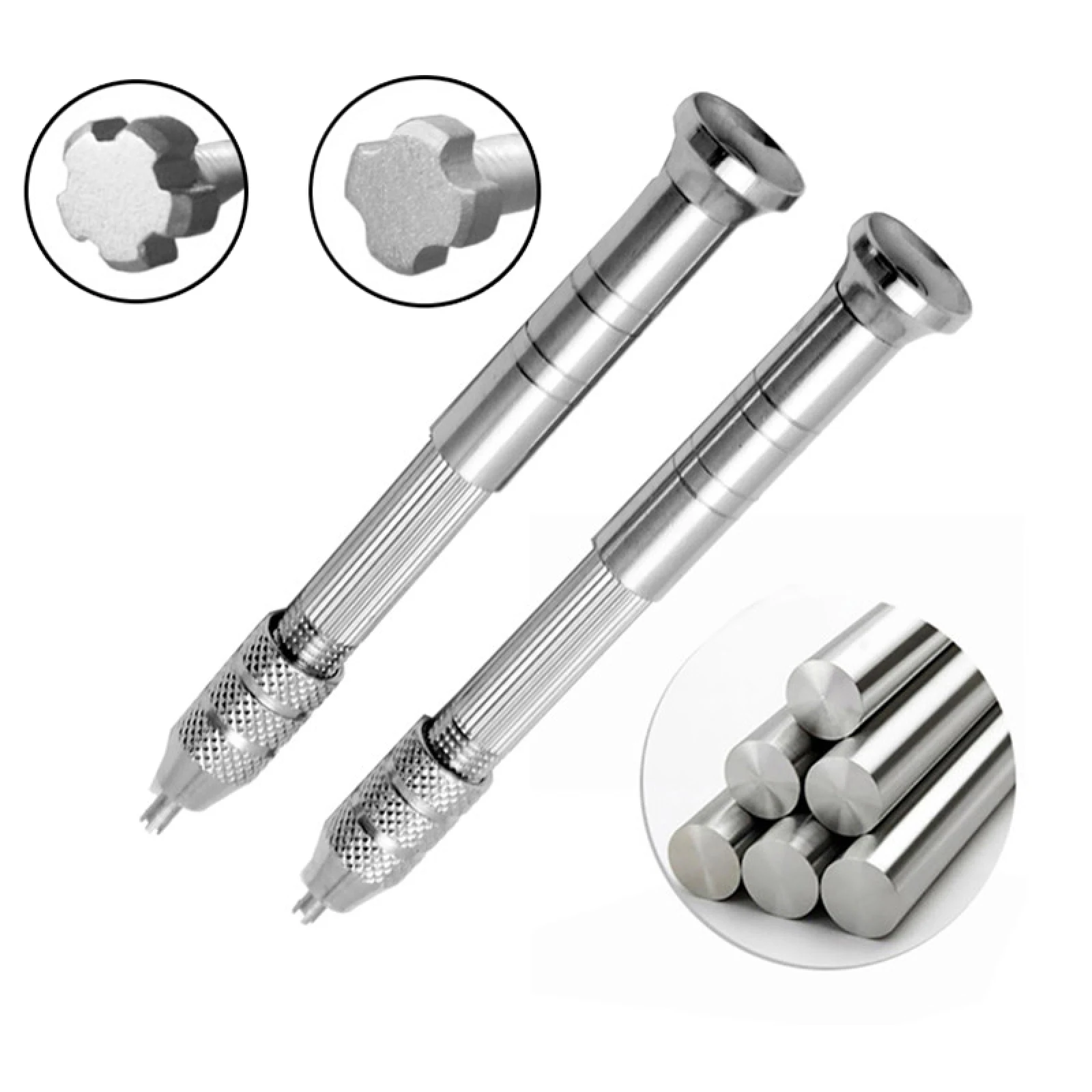 4/5 Spokes Star Head Tip Stainless Steel Screwdriver for Richard Mille Watch Repair Open Watch Case Tool Accessories