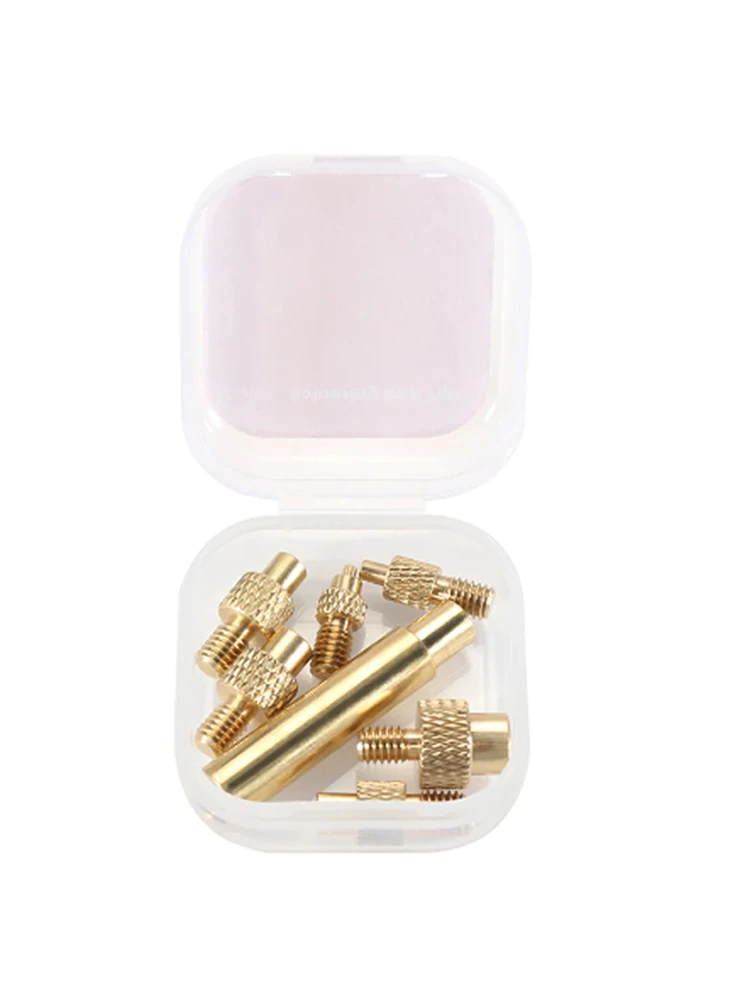 Heat Insert Nut Iron Tip M2 M3 M4 M5 M6 M8 Brass Thread Embedded Kit Heat Insertion Tool for Plastic 3D Printer Soldering Iron