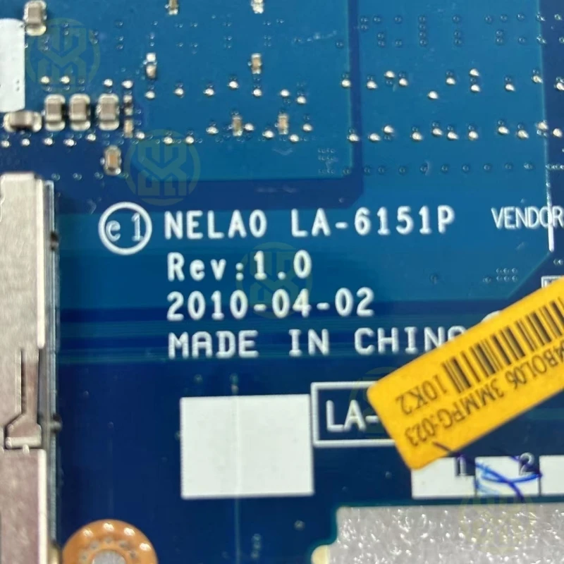 NELA0 LA-6151P لشركة أيسر ID49C ID49C02H اللوحة الأم للكمبيوتر المحمول HM55 اللوحة الرئيسية 100% تم اختبارها بالكامل