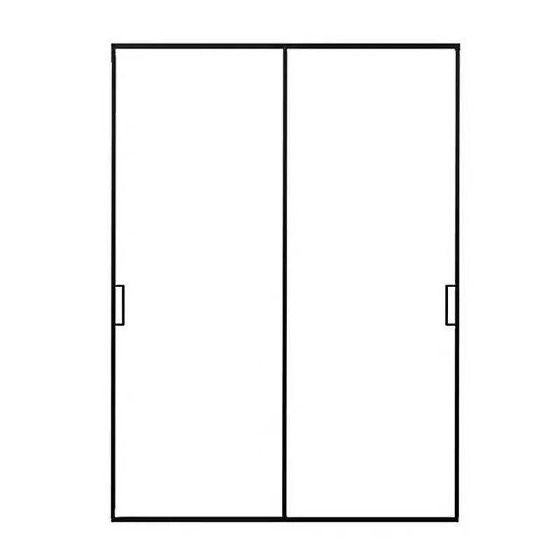 

Tempered glass 16 extremely narrow frame sliding door sound insulation explosion-proof new simple