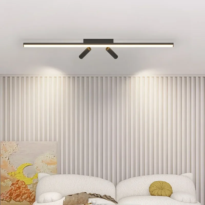 

Modern Led Ceiling Lamp For Living Dining Room Bedroom Closets Kitchen Aisle Strip Track Spotlight Background Lighting Fixture