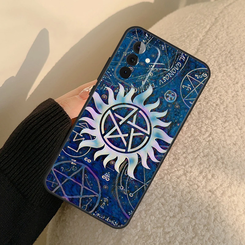 Supernatural Symbol Case For Samsung Galaxy A34 A54 A14 A15 A13 A53 A16 A26 A36 A56 A12 A22 A32 A52 A06 A35 A55 - view 4