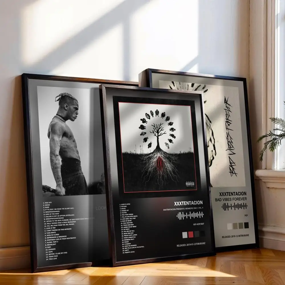 XXXTENTACIONS Poster Music Album Cover For Room Canvas Painting Print Art Home Wall Decor Picture Gift