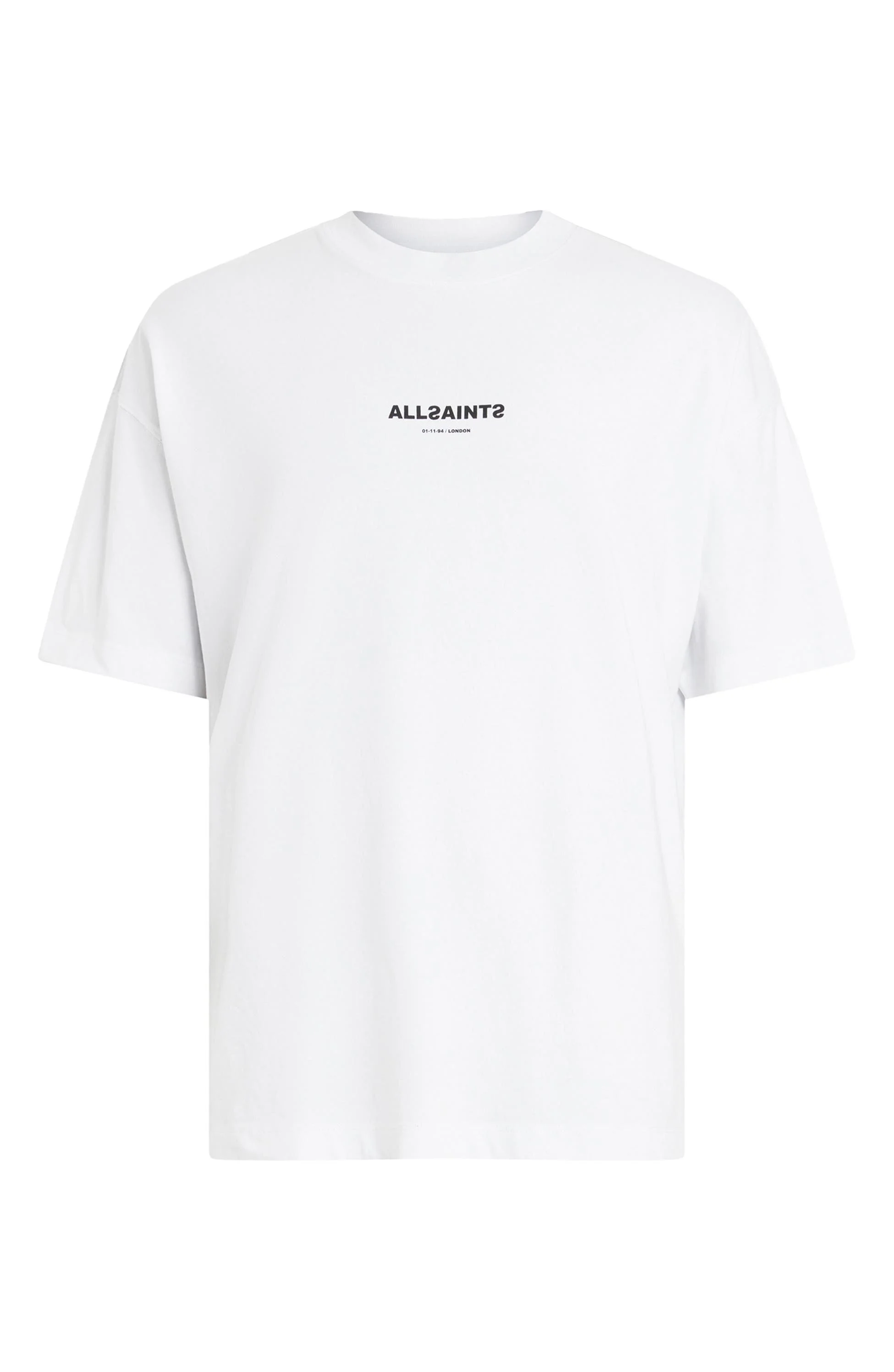 Trend Brand ALL SAINTS Orlando Logo Oversize Graphic T-Shirt T-Shirt Women's All Saints Short Sleeve Couple Casual Loose Top Tee