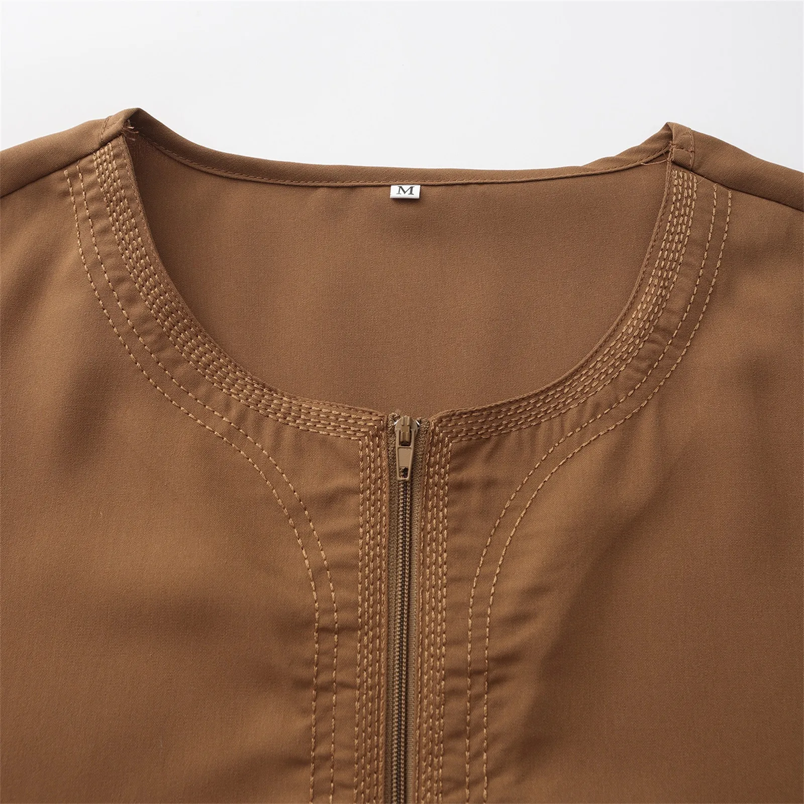 Men'S Clothing Middle East Men'S Robe Casual Comfort Muslim Robe Omani Robe Muslim Garment Robe Juba Sobi Traditional Abaya Robe