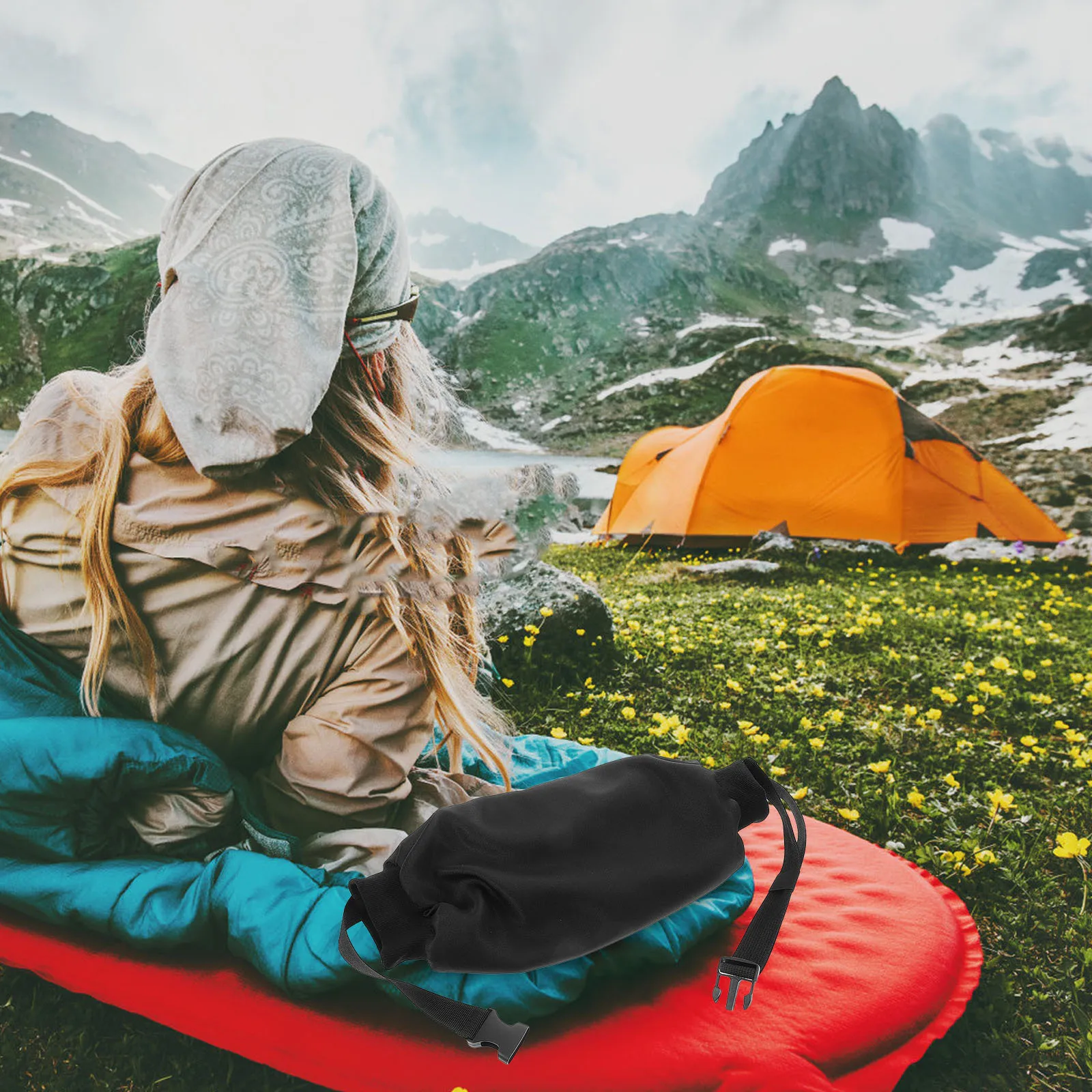 

Water-Resistant Football Hand Warmer Bag Zippered Compartment for Men Women Warm Portable Hand Pouch for Winter