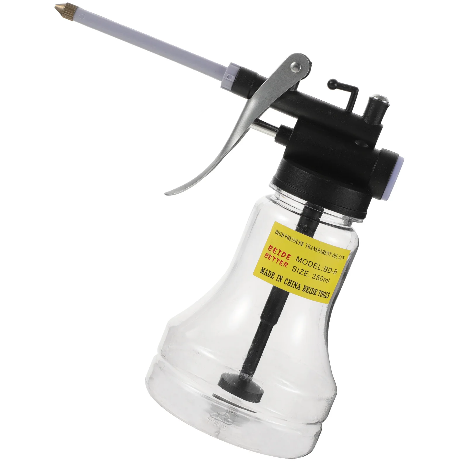

High Pressure Oil Can Plastic Hose Copper Nozzle Manual Pump Oiler Car Maintenance Tool Refueling Lubrication