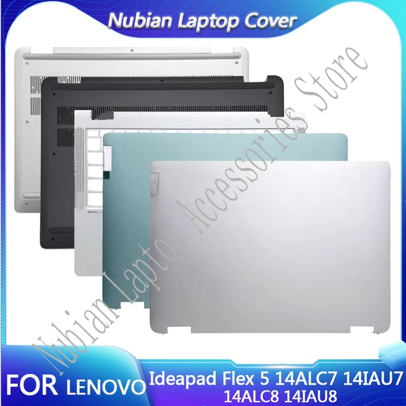 For Lenovo Ideapad Flex 5 14ALC7 14IAU7 14ALC8 14IAU8 Laptop LCD Back Cover/Palm Rest/Bottom Cover