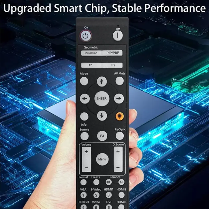 B03B-Replacement Remote Control For Optoma Projectors-EH515T MEX904 EH415 OPX6155 X600 X605 X600 X515 EH503 EH500 EH515 DH1017 W