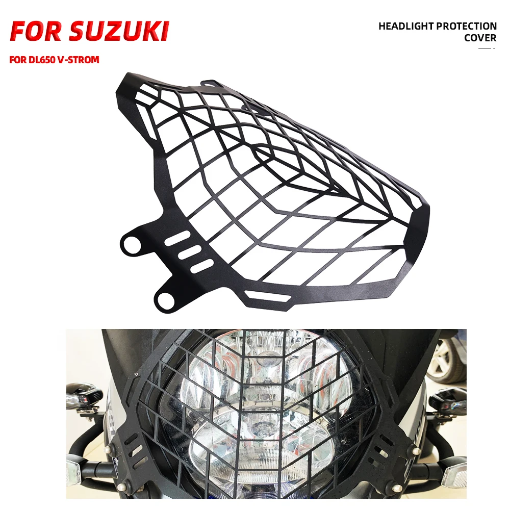 Motorcycle Headlight Guard Protector Grill Protection Cover For SUZUKI V-strom DL650 XT V-strom DL 650 650XT 2017 - 2022 2020