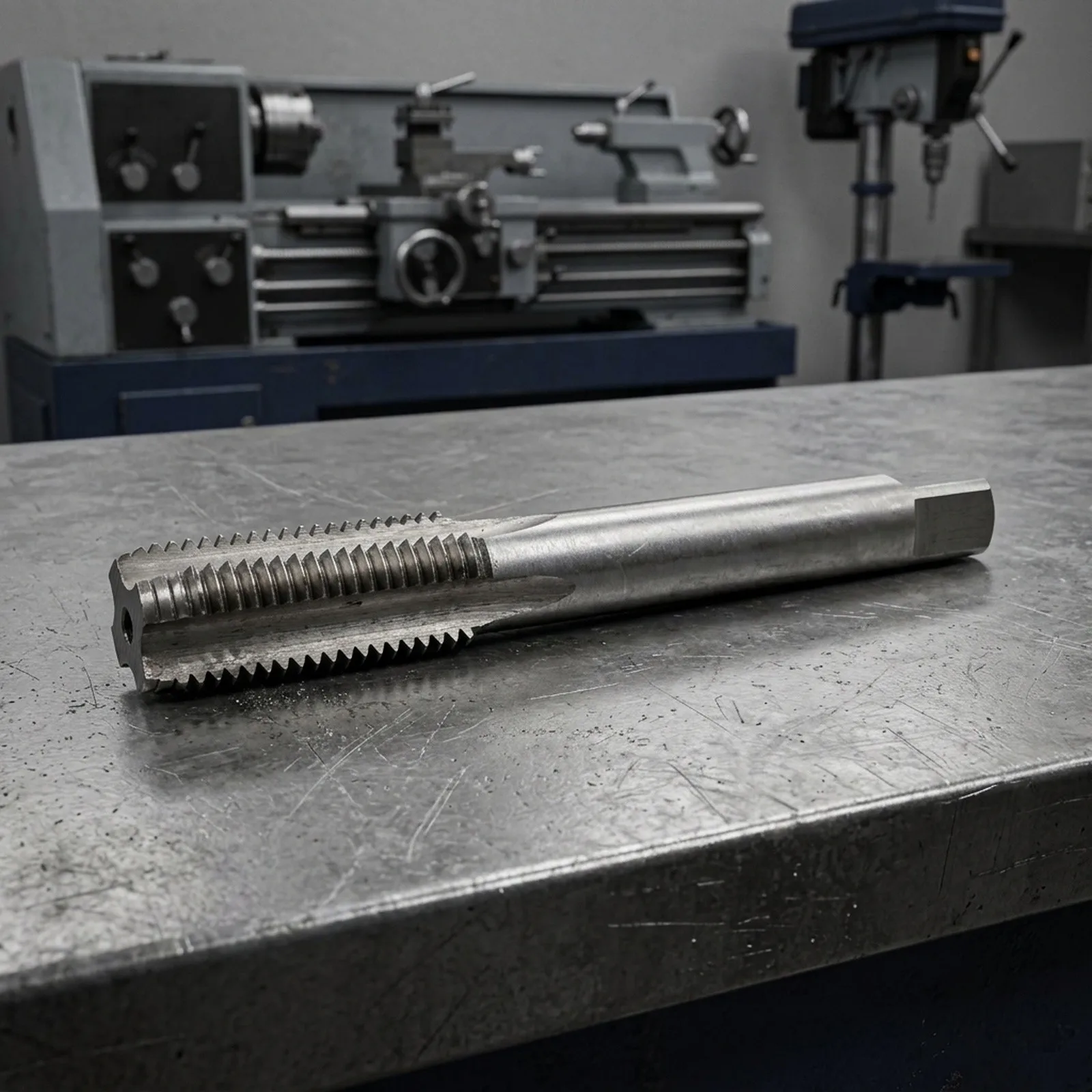 Metric Left Tap for M14 x 1.5mm Pitch from HSS Material with 94mm Overall Length for Consistent Results Metric