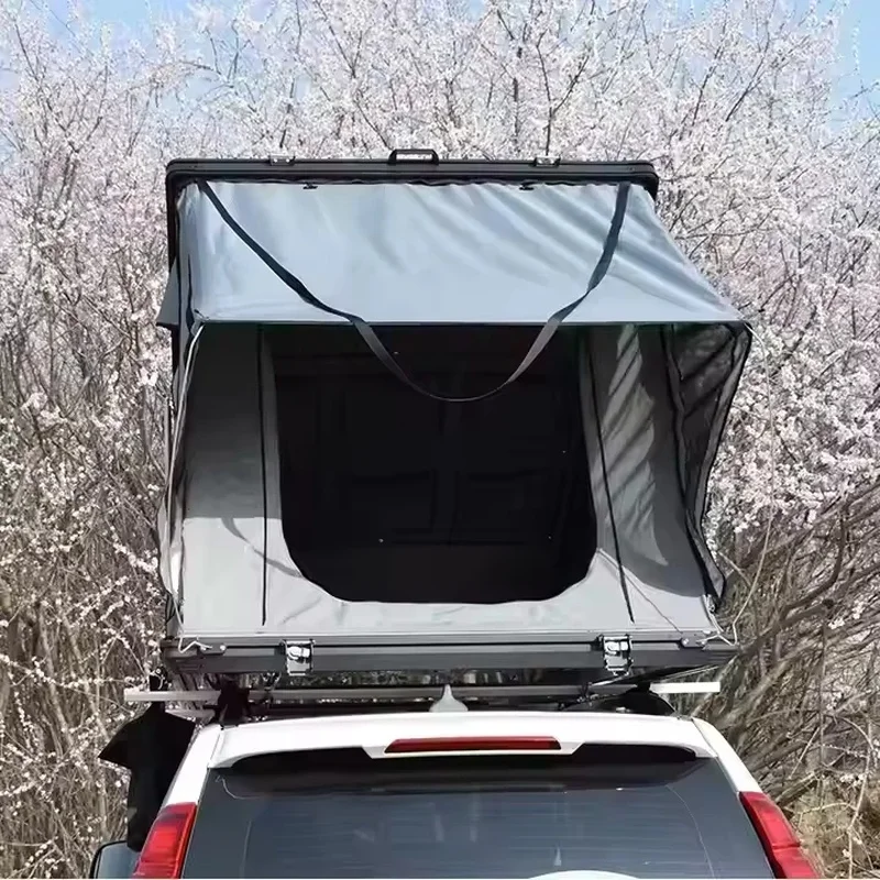 High Quality Ultralight Aluminum Hard Shell Roof Top Tent Waterproof 4x4 Offroad Outdoor Camping Fit For SUV Pickup Truck
