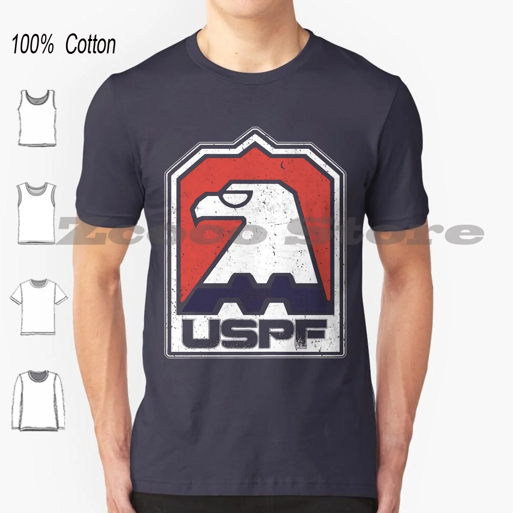 

Uspf T Shirt 100% Cotton Comfortable High-Quality Uspf From New York From La Los Angeles Plisskin Plissken John Carpenter They