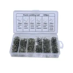 Plastic Welding Bumper Soldering Bumper Repair Iron Staples S Wave Staples Hot Plastic Welder Heat Gun Hot Stapler Tool