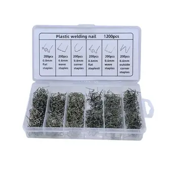 Plastik kaynak tampon lehimleme tampon tamir demir zımba S dalga sıcak plastik kaynakçı ısı tabancası sıcak zımba aracı