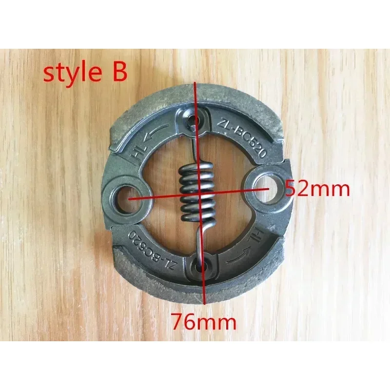 TJ53 مخلب 13081-0635 76 مللي متر لكاواساكي TJ53 TJ45 TJ45E TJ53E TJ53B KBL53 KBH53 HA053 53.2CC آلة تقطيع الفراشي منفاخ الأحذية الربيع