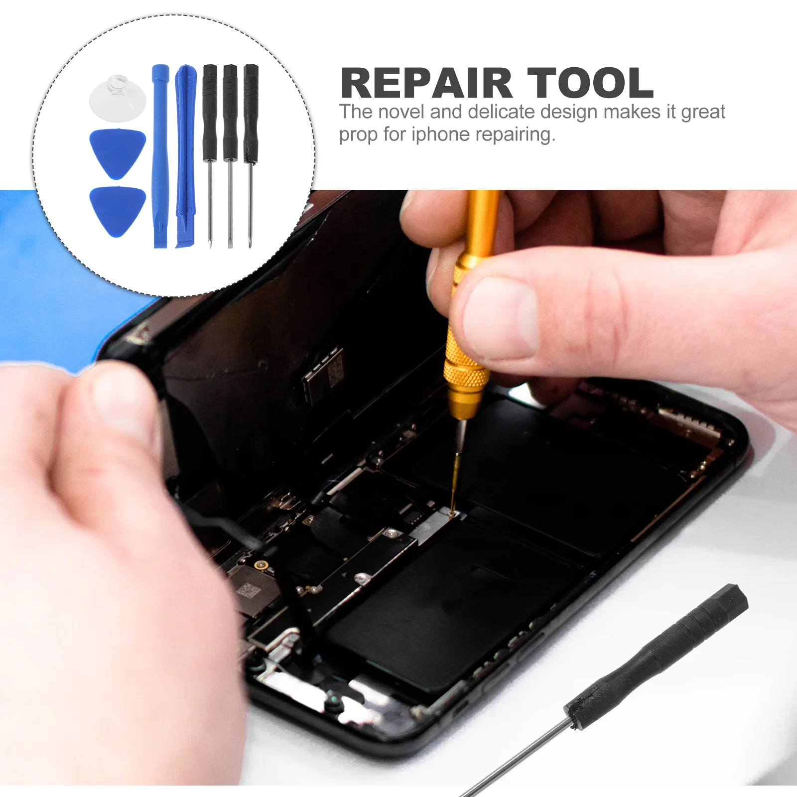 Repair Tool Eight-in-one Screwdriver Set Eight-piece Set of Disassembling Tools Compatible with iphone